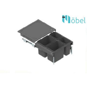   REJS SEGREGO Kihúzható szemetes (2x15L + 2x7L), 60-as szekrénybe H-320, 480 mm mélység