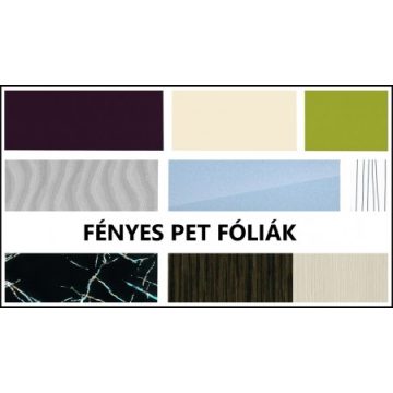 FÉNYES PET fóliák