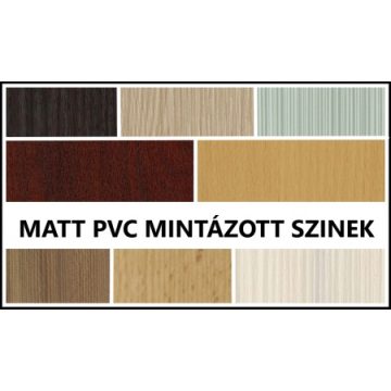 MATT PVC MINTÁZOTT SZINEK 