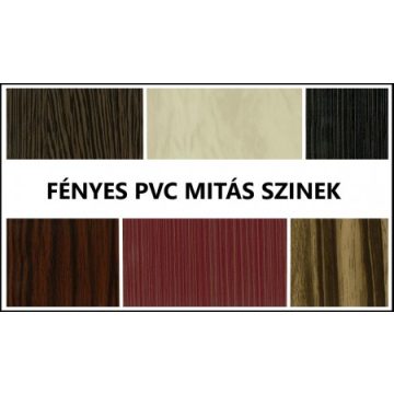 FÉNYES PVC MINTÁZOTT SZINEK