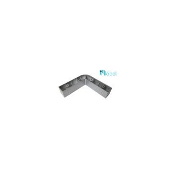 40 x 170 x 170 mm-es "L" alakú műanyag láb