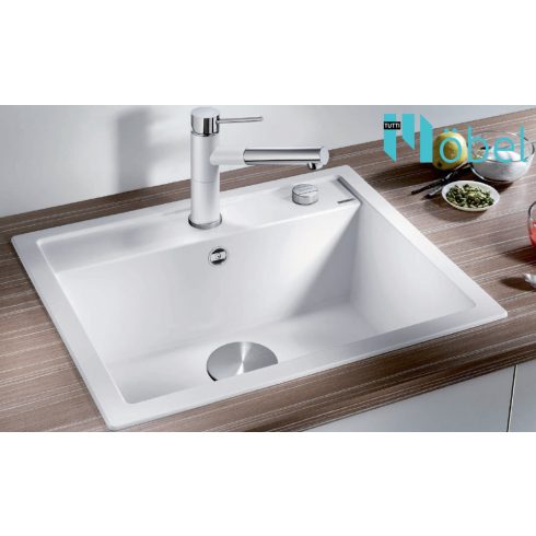 BLANCO DALAGO 6 Silgranit mosogatótálca, fehér, excenterrel  