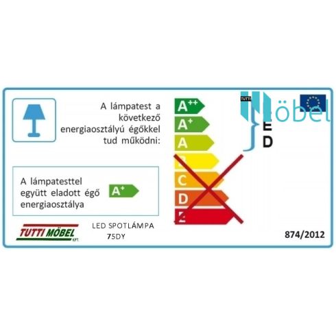 LED spotlámpa szett, bemarós - alumínium, hideg fehér, 2 izzó 